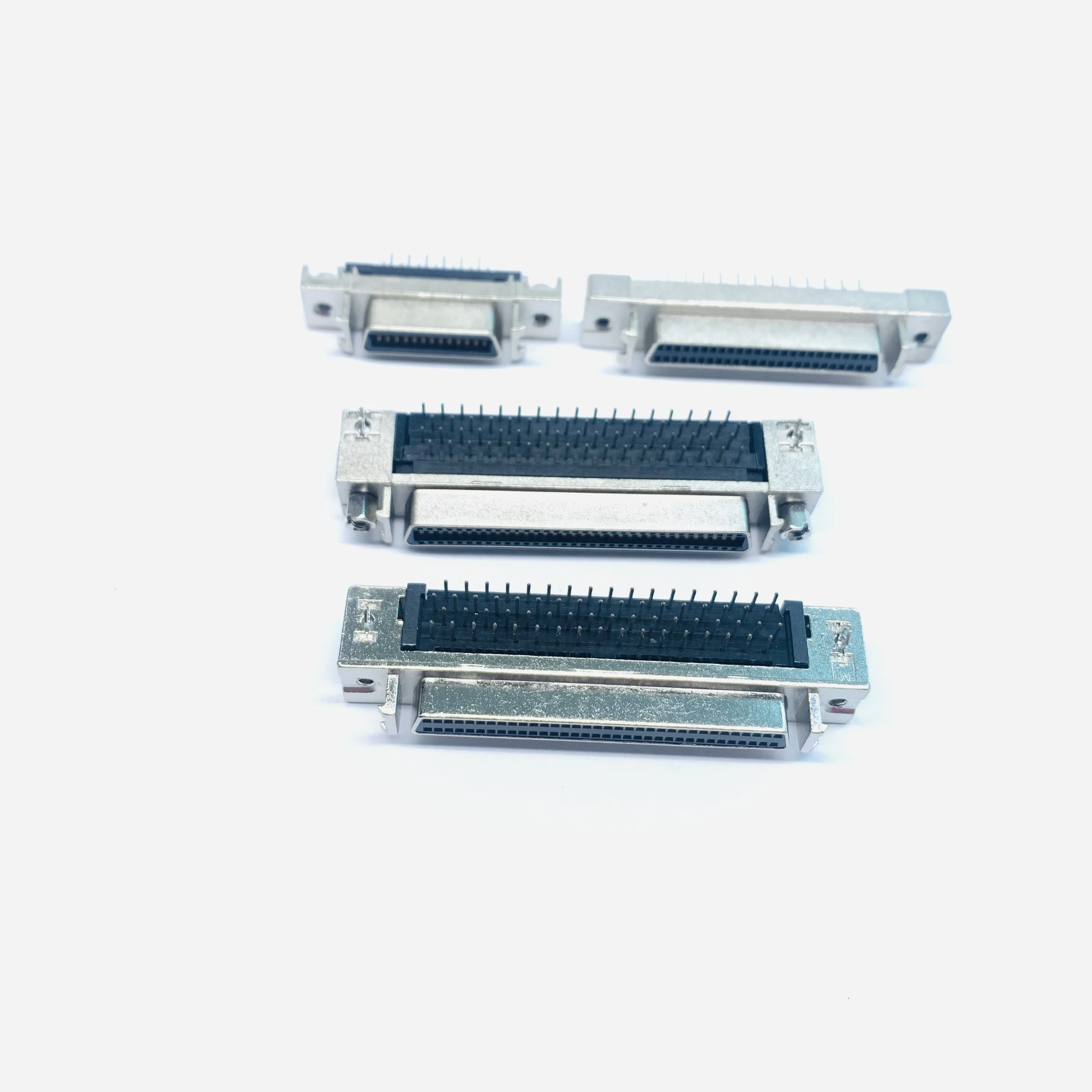 Custom 68pin Crimp Cable type SCSI Connector Type Male SCSI Servo connector with 1.27mm pitch SCSI MDR Mini D Ribbon Connector