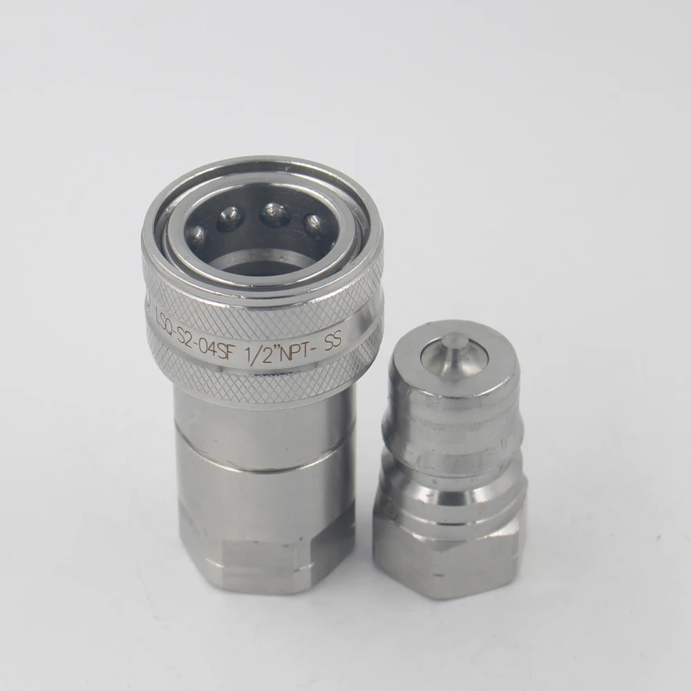 ISOB Hydraulic Italian 316SS Stainless Steel Quick Connect Coupling