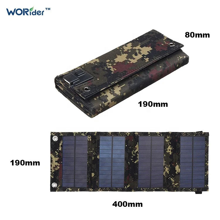 10w 5v Solar Panel 5V 10W Portable Folding Solar Panel 14w 15w 20w 5V Solar Powered Phone Charger