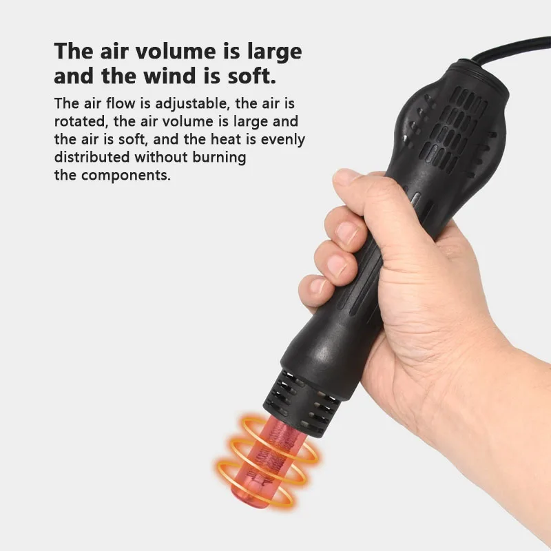858D Digital Display Heat Gun Rework Station Welding Station Repair Handheld Hot air Welding Gun