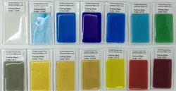 Wanda Factory Store Multi Colors Hot Melt Kiln Glass Fusing Glass Powder Frit COE90 COE96 For Sales