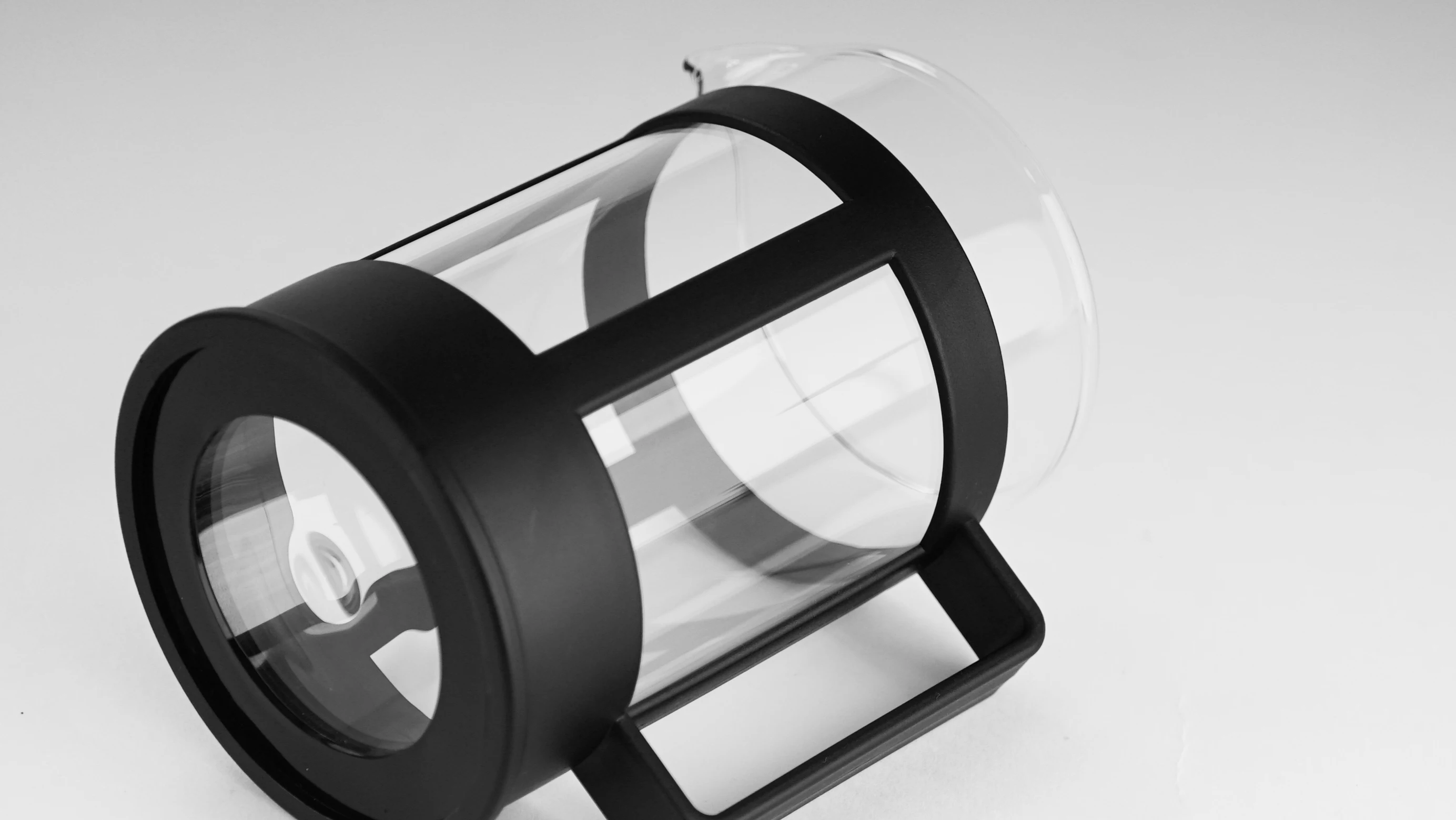 New Design 350ml 600ML 1000ML DIY Color Plastic Coffee Tea Maker High Borosilicate Glass French Press