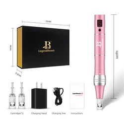2019 Newest Wireless Derma Pen Powerful  Microneedle Dermapen Meso Rechargeable microneedle therapy system device