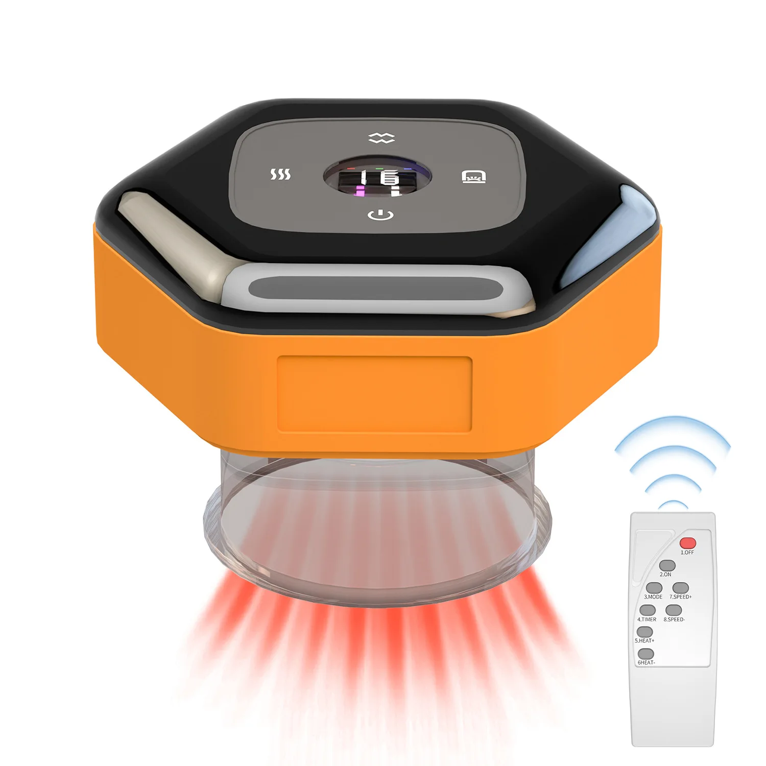 2023 New Arrival Remote Control Electronic Smart Portable Vacuum Cupping Machine Electric Cupping Therapy Gua Sha Back Massager