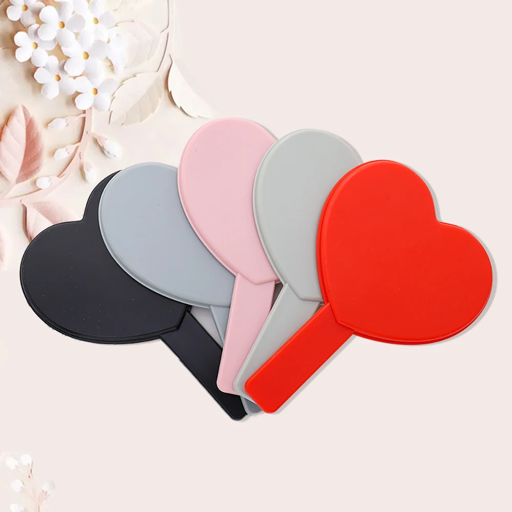 Wholesale Custom logo Packaging Box Handheld Mirror Portable Private Label Hand Held Makeup Mirrors