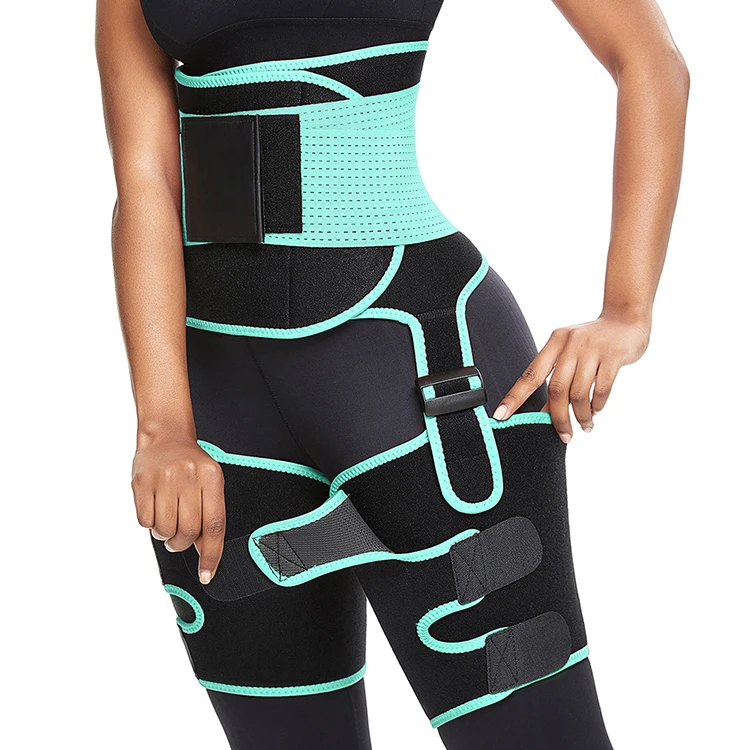 
New Women Gym Workout Lose Weight High Waist Waist And Thigh Trimmer Belt Compression Neoprene Thigh Shaper 