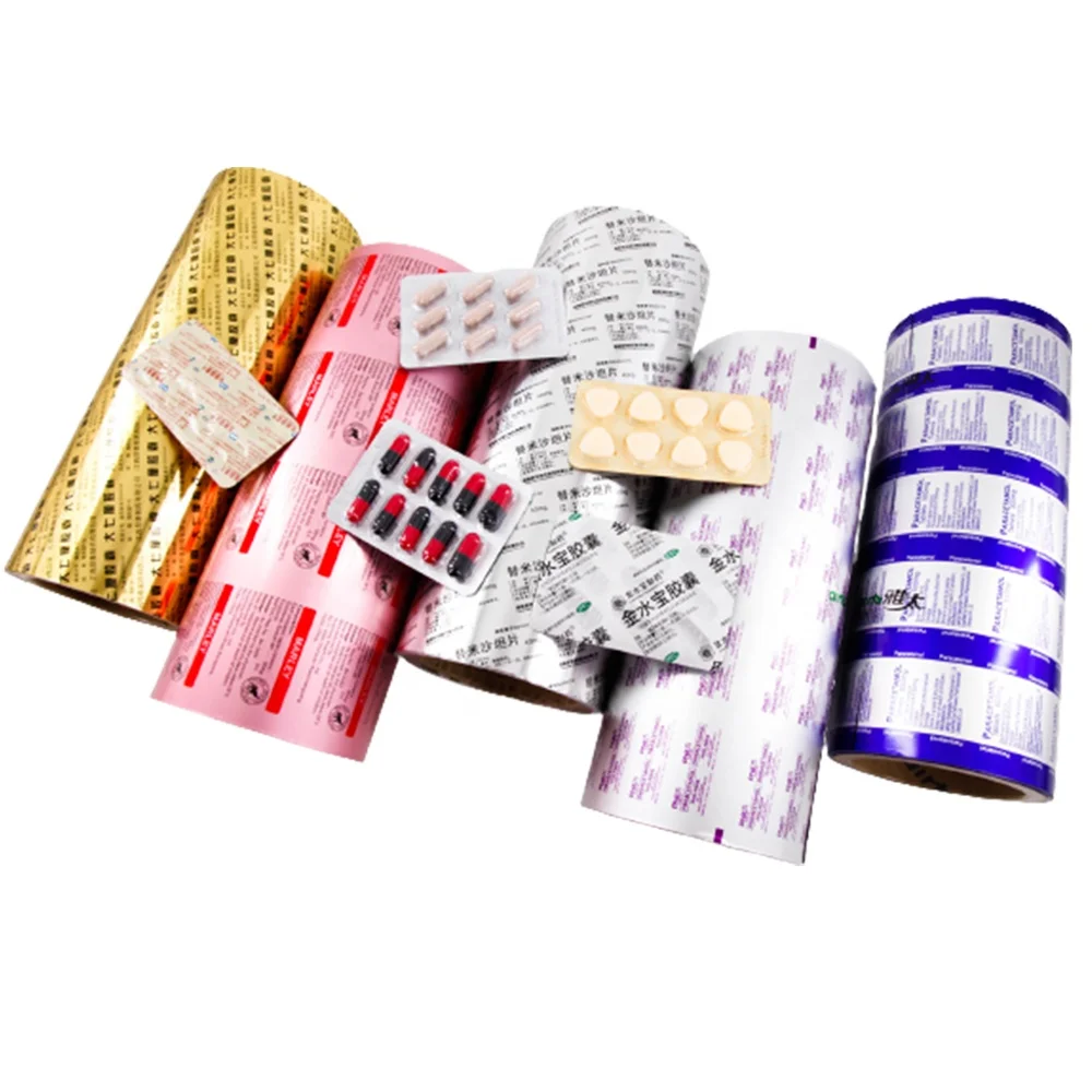 OP/ALU/HSL medical foil in Shanghai printed aluminium foil for pharmaceutical blister