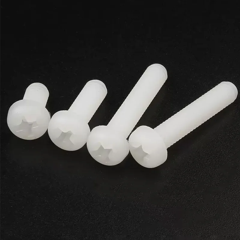 M2 M3 M4 plastic nylon cross pan round head machine screws bolts