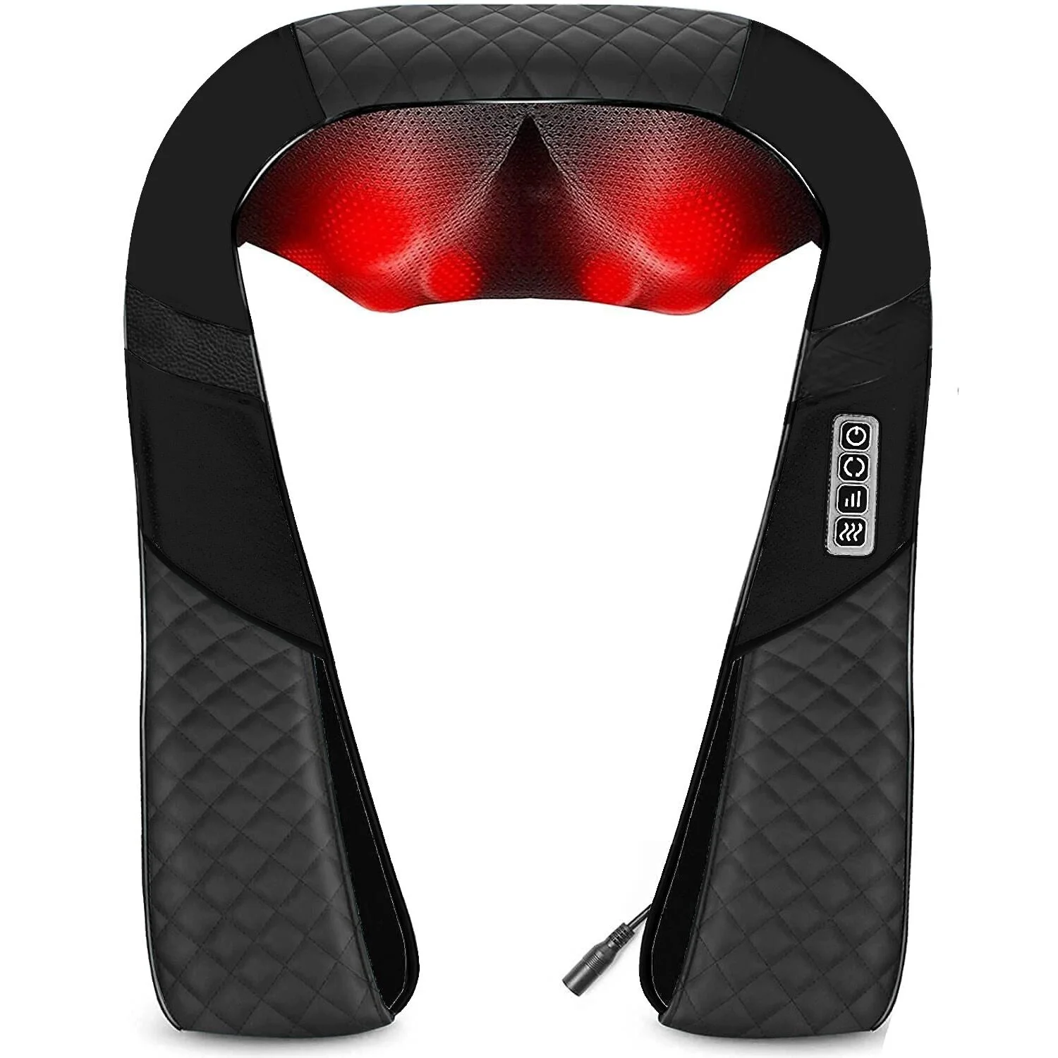 Shiatsu Neck and Back Massager with Soothing Heat Electric Deep Tissue 3D Kneading Massage Pillow for Shoulder and neck massage