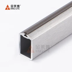 Cheap price good quality Furniture  Aluminum HANGING RAIL for  WARDROBE