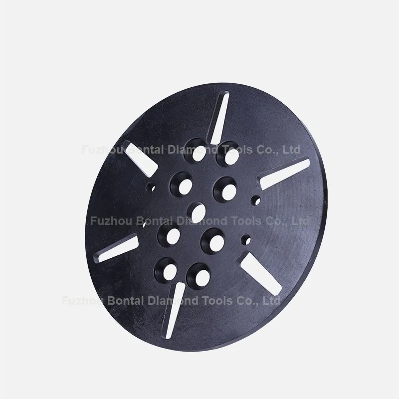Bontai metal adapter plate for concrete grinder blastrac system to redilock system