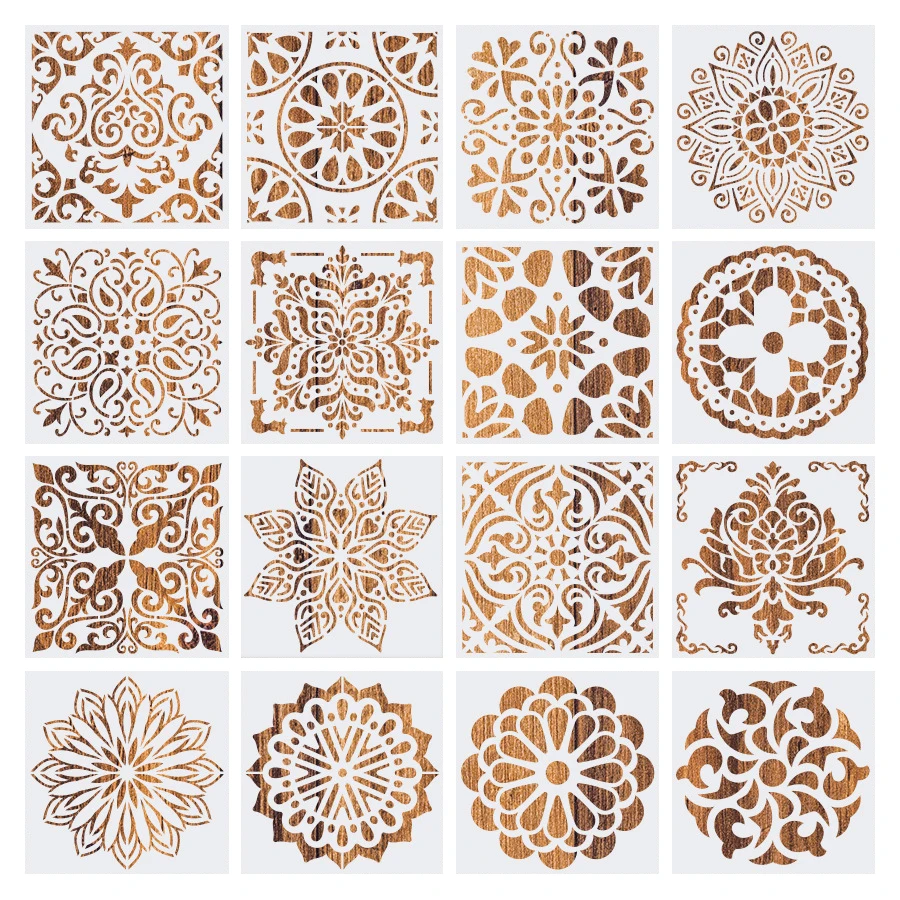 Custom Stencil Manufacturers Drawing Template Reusable Plastic Stencils Custom Wall Painting Decoration Stencil