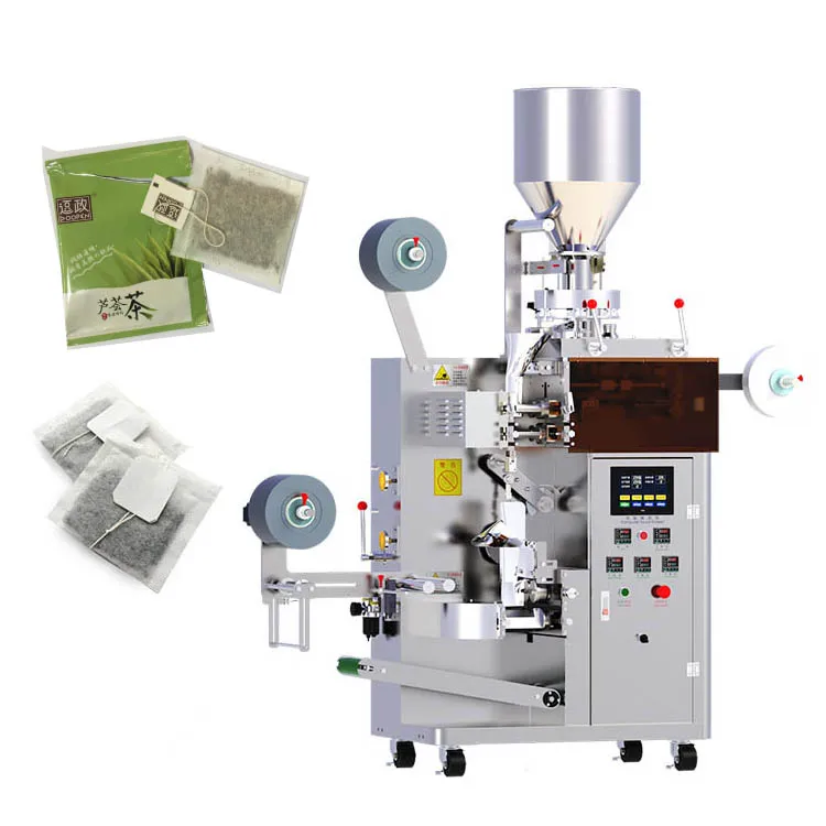 Automatic small dip tea envelop packing machine price inner and outer tea bag packing machine
