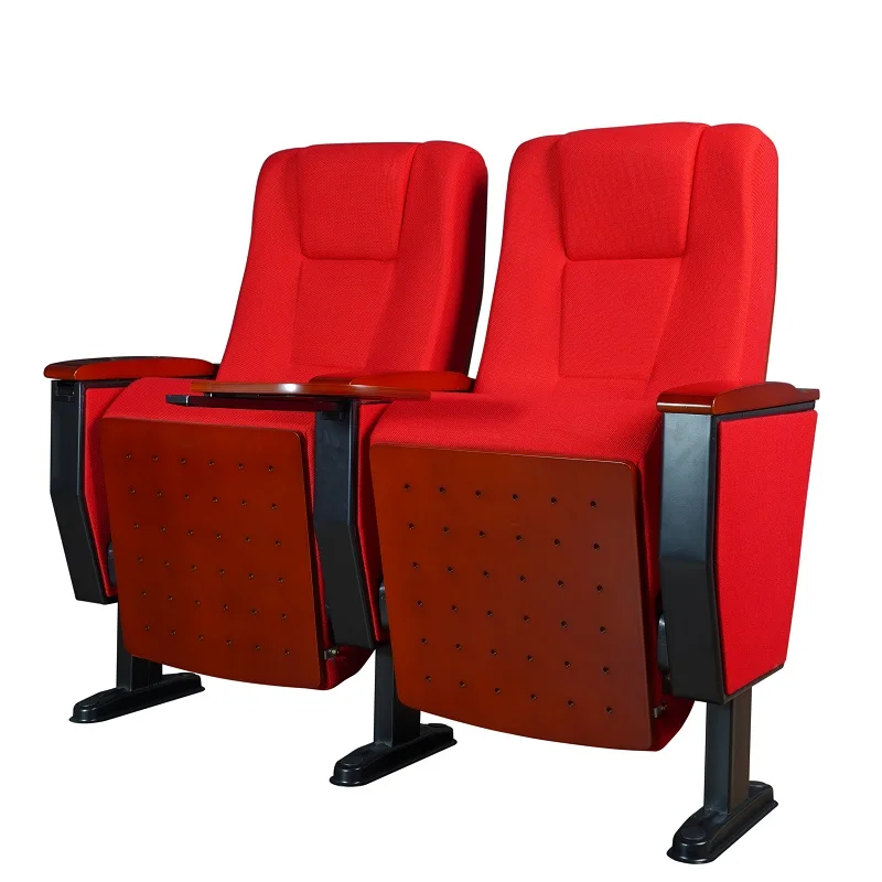 good quality conference furniture red fabric auditorium chair cinema chair for theater