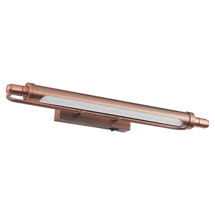 
Ретро стильное освещение в форме прокрутки для ванной, настенная лампа для отеля, настенная лампа с зеркалом, креативное медное светодиодное бра, настенная лампа 