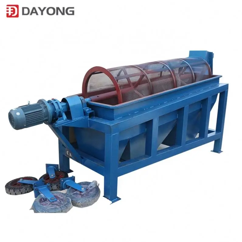 Soil Screener trommel screen machine drum sieve