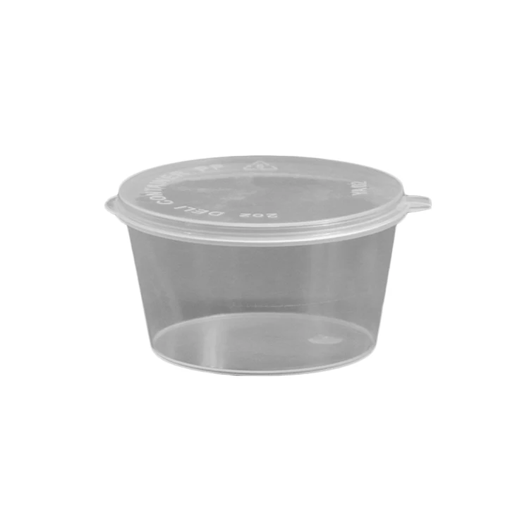 
54ml Leak-proof Plastic Disposable Sauce Cups 