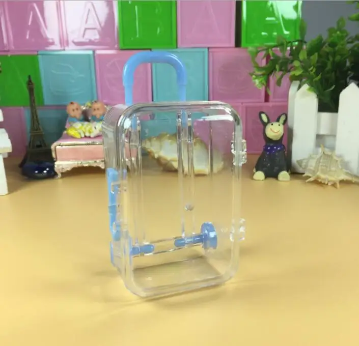 Hot selling wedding plastic acrylic containers cube small candy storage boxes