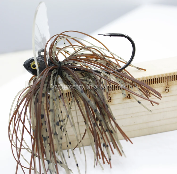 38TSJH-62 fishing tungsten scrounger jig with 3/0 hook 3/8 oz. (10.6g) purple pearl color 1pk