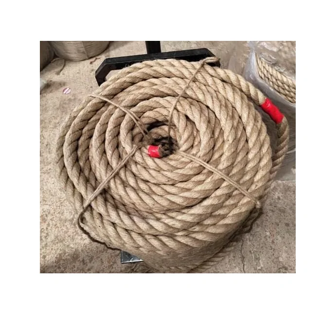 20mm 100% Sustainable Twisted Jute Rope 25 kg Coils Manufacturer Wholesale Goodman Global Export From Bangladesh