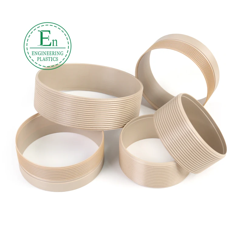 High Performance Custom Processing Cnc Machining Plastic Bushing Polyetheretherketone Hollow Sleeves Bearing Peek Tube Parts