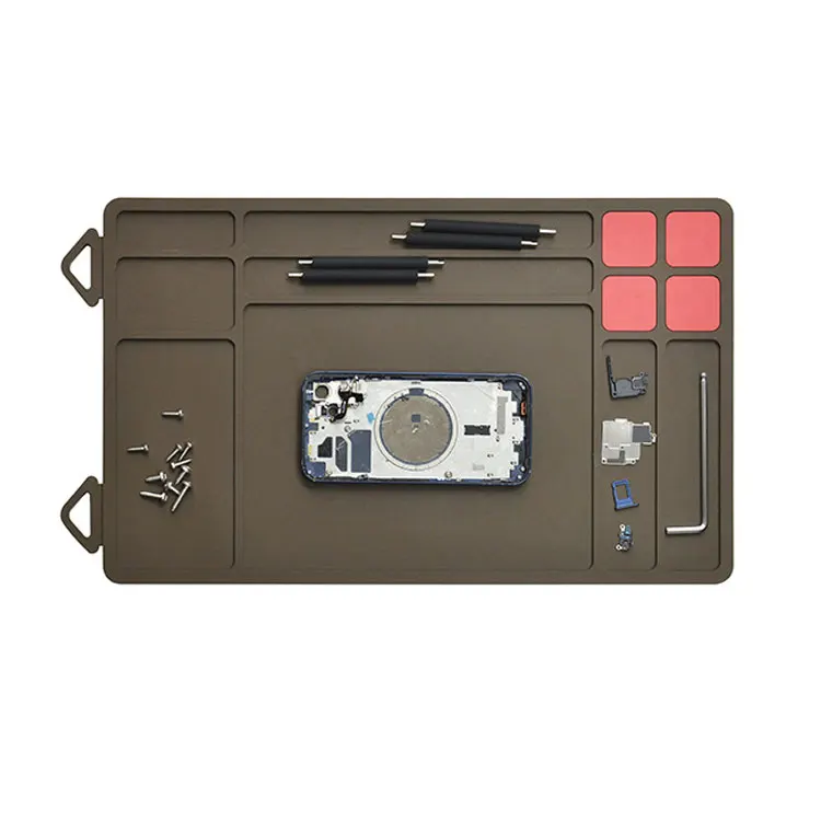Gun Cleaning Mat Rubberized Repair Mat with Magnetic Pad Gun Mat Magnetic Camouflage gun pad