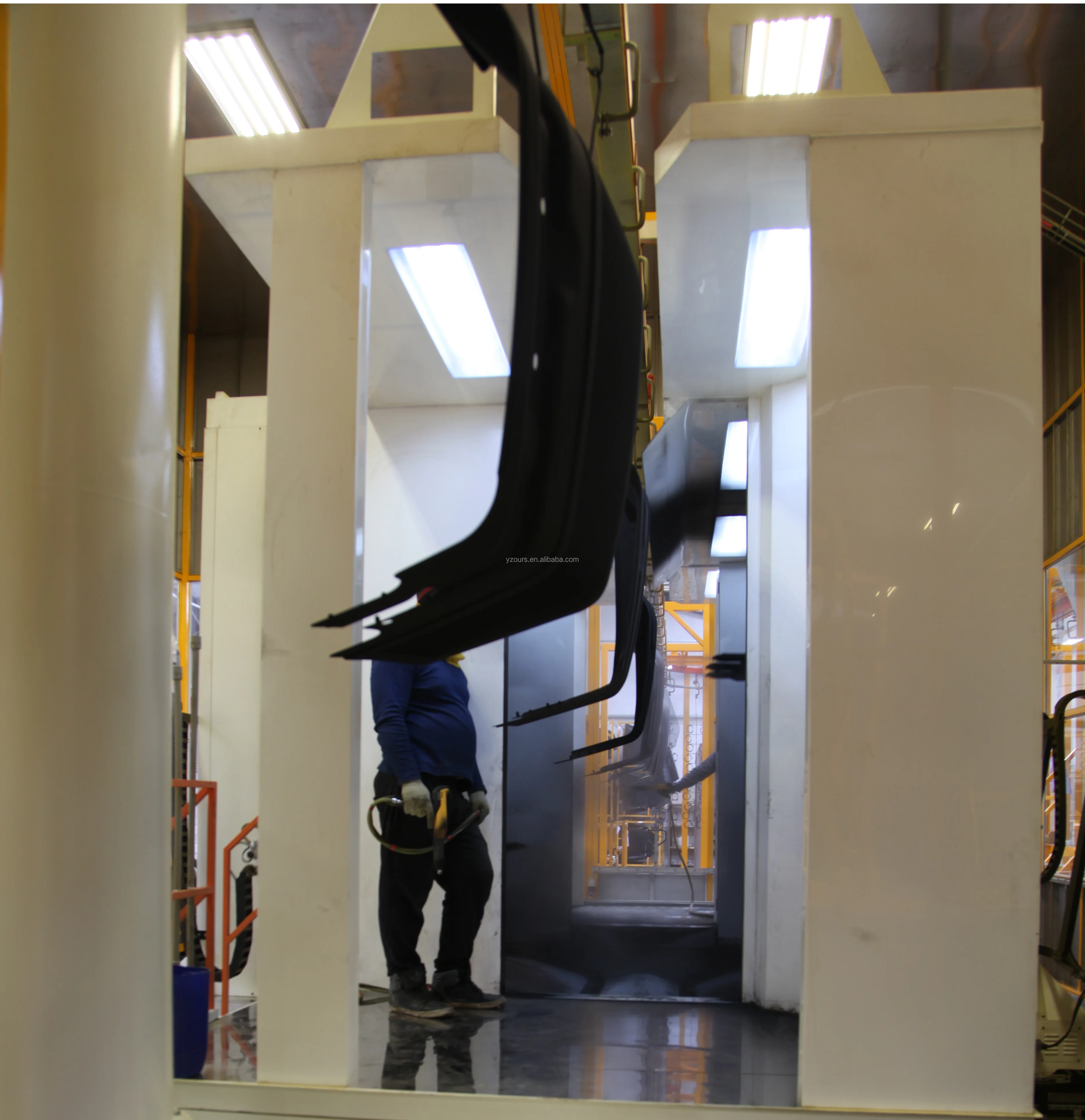 black matt electrostatic epoxy resin powder coating paint