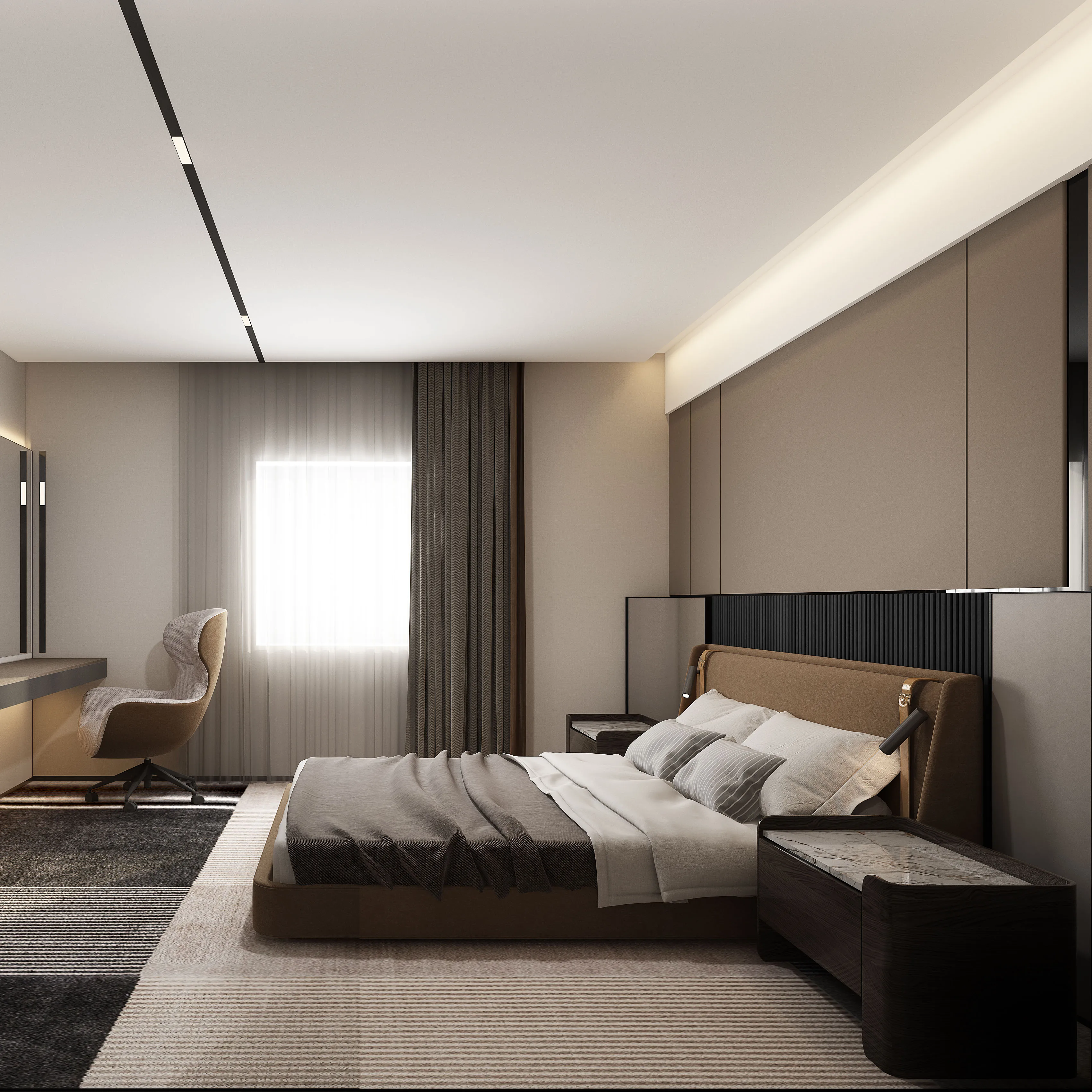 5 Star Nordic Style High Quality Hotel Furniture Modern Complete Single Hotel Bedroom Furniture