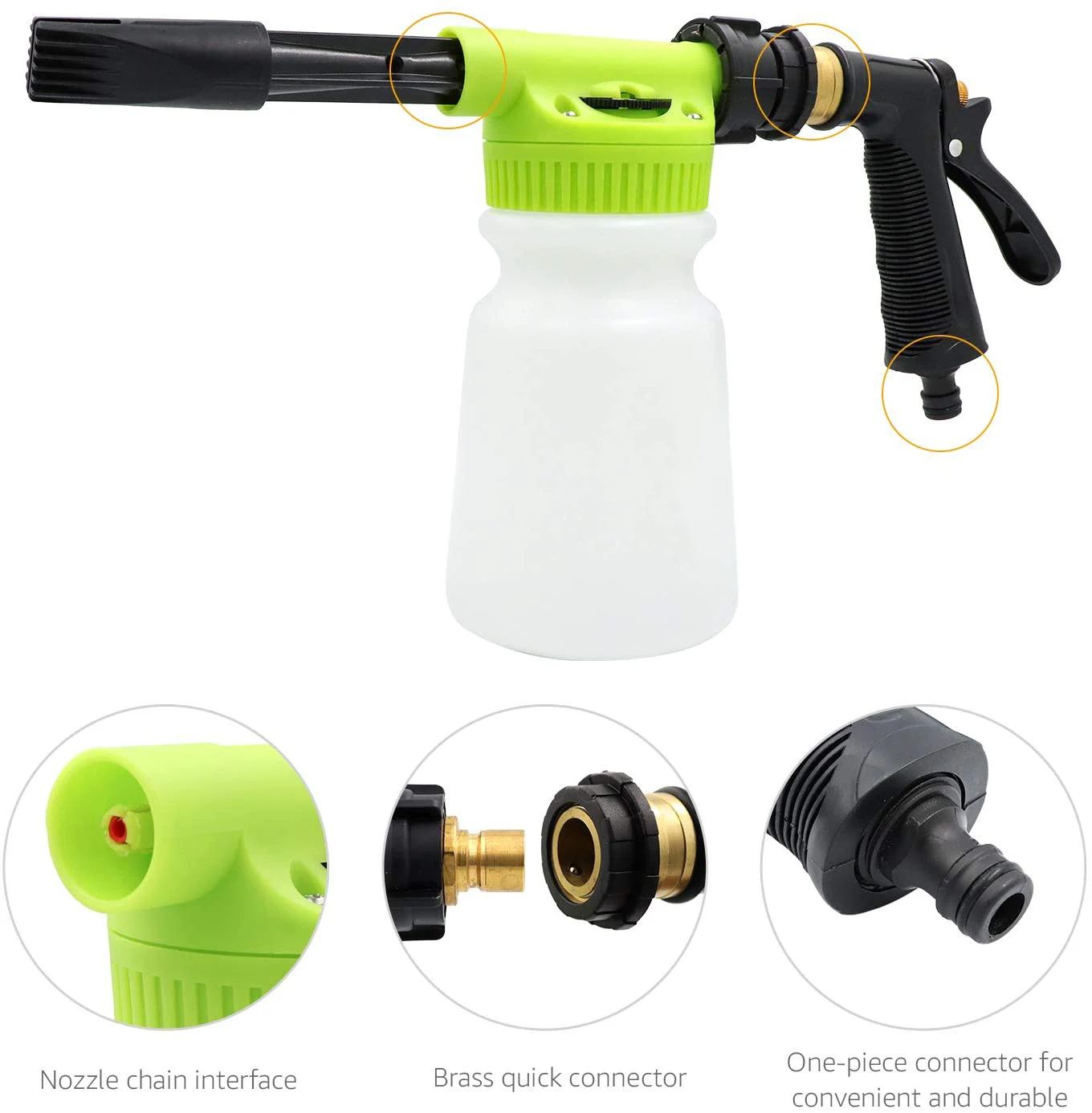 Car Wash Foam Gun Sprayer With Only Garden Hose