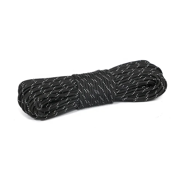 China Direct Buy Security Durable Reflective Paracord Parachute Cord Sizes Rope