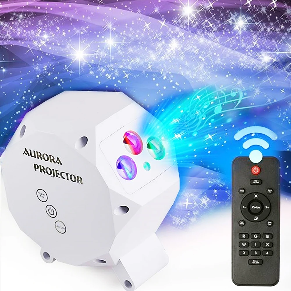 amazon hot ceiling light aurora star night light  projector sky 3ds