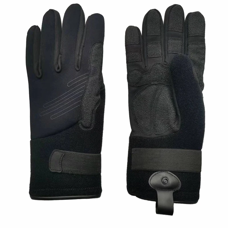 Custom 3mm 5mm Neoprene Swimming Hand Gloves Durable High Quality Blue Neoprene Swimming Gloves