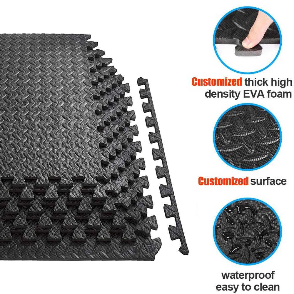 Competitive Price Non Toxic Safe High Density Waterproof Shockproof Protective Floor Kendo Multi Size EVA Mat for Martial Arts