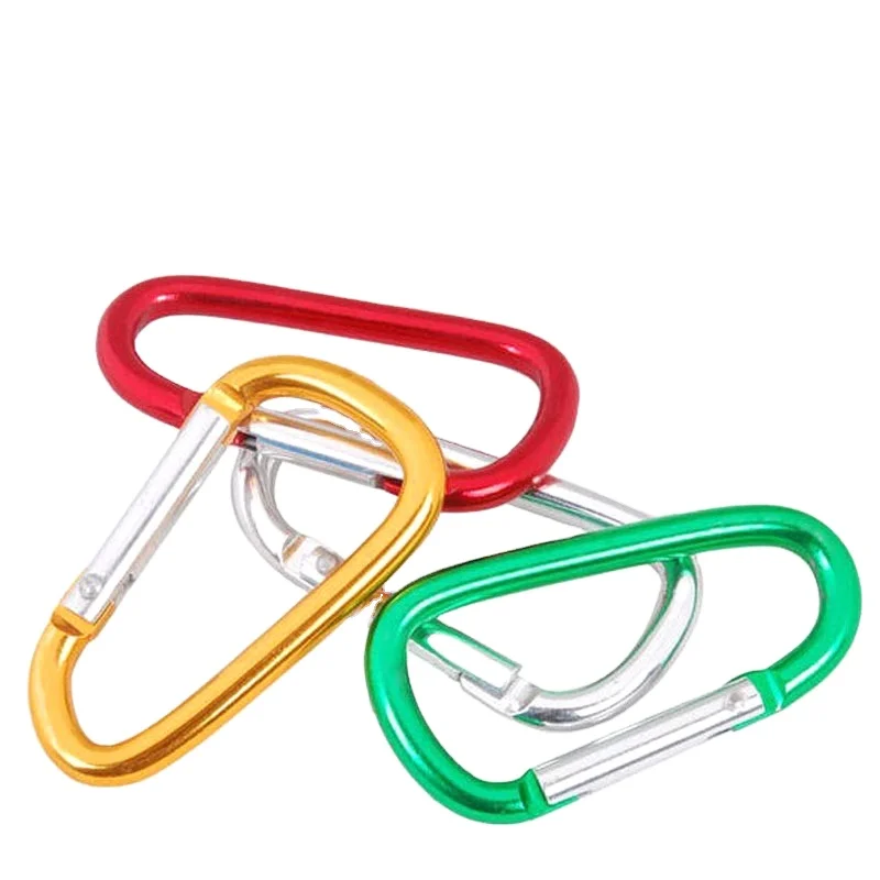 Bump D type without lock quick hanging key chain mountaineering outdoor backpack hook AT7619 wholesale