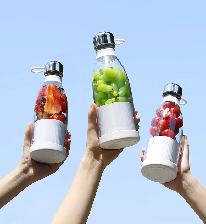 Новейший продукт, Беспроводная зарядка, электрическая перезаряжаемая портативная мини-соковыжималка для фруктов