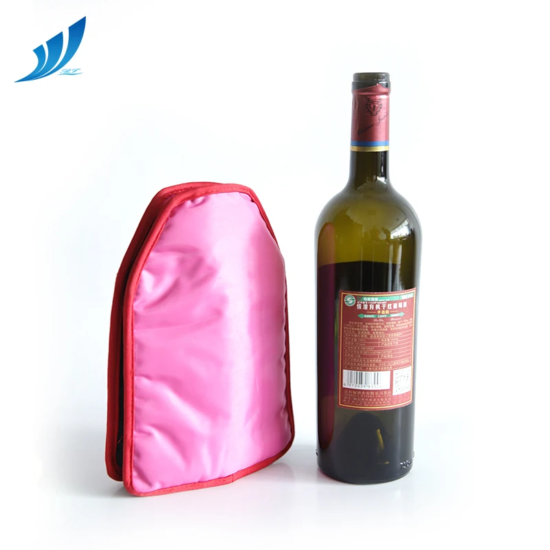 Wine Iced Bottle Bag Wrap Sleeve Fresh Keeping Gel Pack Neoprene Insulated Beer Bottle Holder Insulated Cooling Sleeve