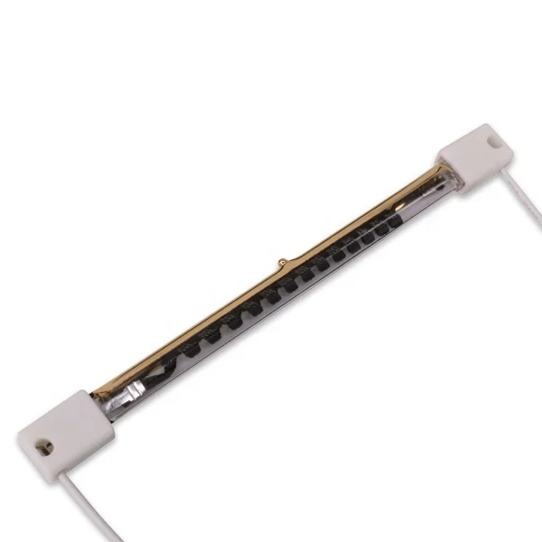 Medium Wave IR Emitter Gold Reflector Carbon Radiator Heater Carbon Fiber Infrared Heating Lamp for Patio Outdoor Heater