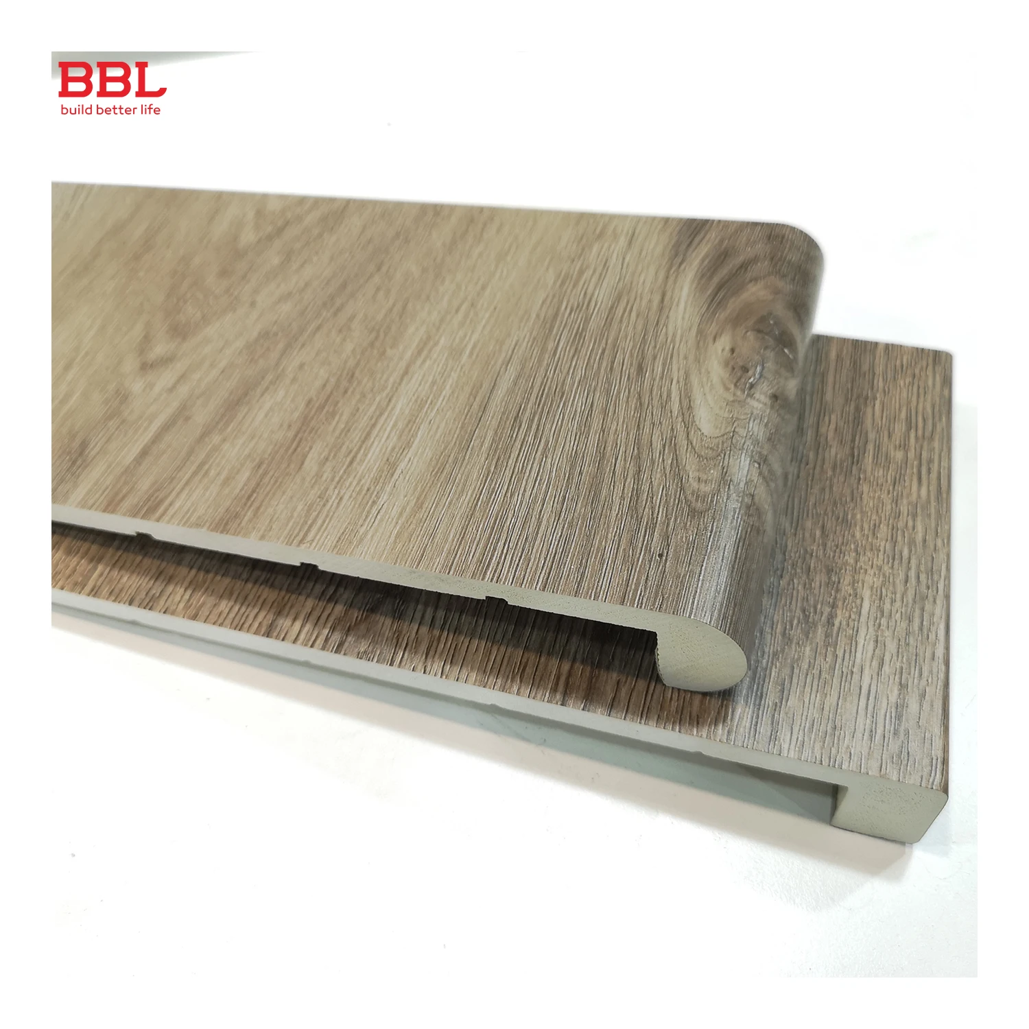 BBL WPC washable non-slip 1200*305*30mm stair treads and risers for wooden steps