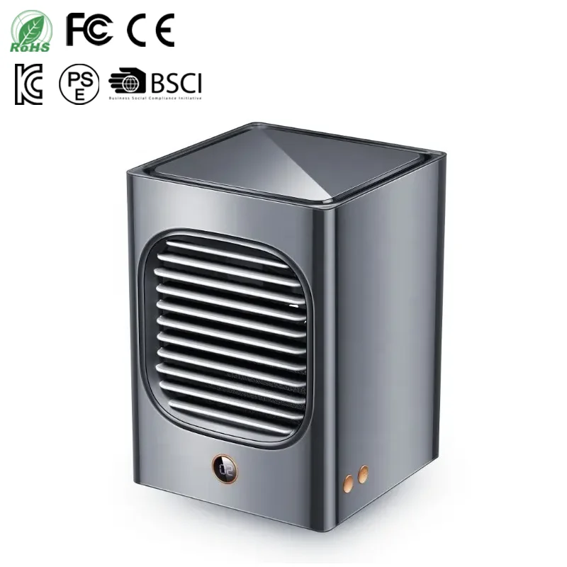 Portable Air Conditioner Fan 4000mAh Rechargeable ice USB Cooling Mini Air Conditioner Fan ice Duration 5-10 hrs