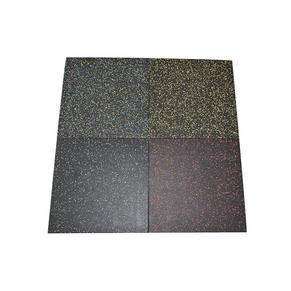 20mm thickness 50x50cm Multifunction rubber durable gym floor interlocking rubber tile for outdoor and indoor usage