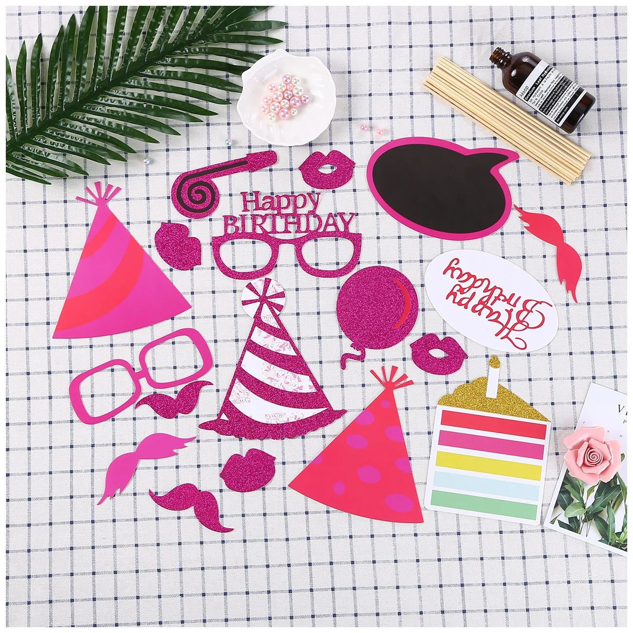 Smallorders C31 New funny different types of creative Photo Props paper wedding birthday party supplies