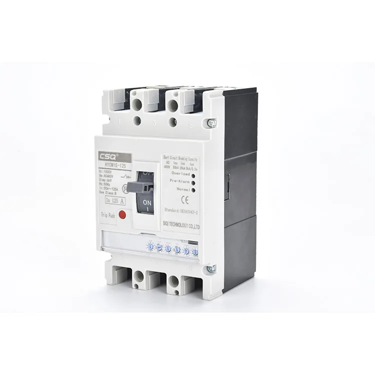 Китайский поставщик CSQ 63a 100A 125a серия MCCB HYCM1 лидер продаж автоматический выключатель 3p 4p в литом