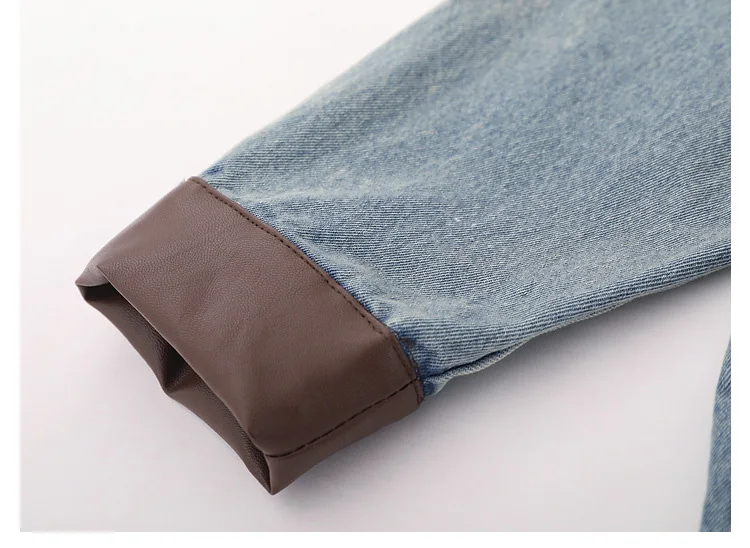 Vintage Denim Jackets Varsity Distressed Denim Jeans Chore Coat Blanket Lined Urban Oversized Fit Wash Denim Jacket