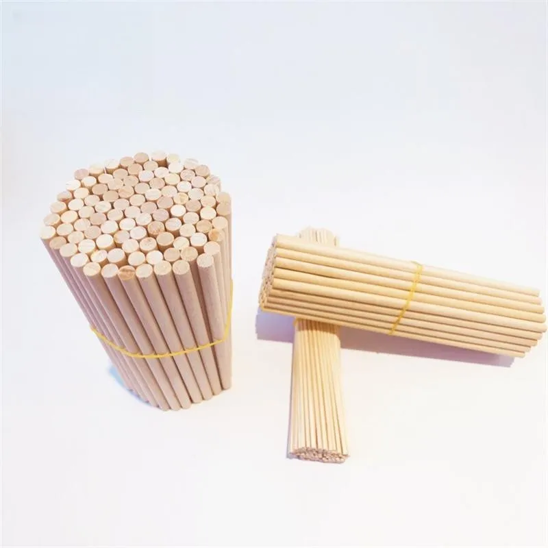Biodegradable Natural Disposable Bamboo Round Popsicle Ice Cream Sticks