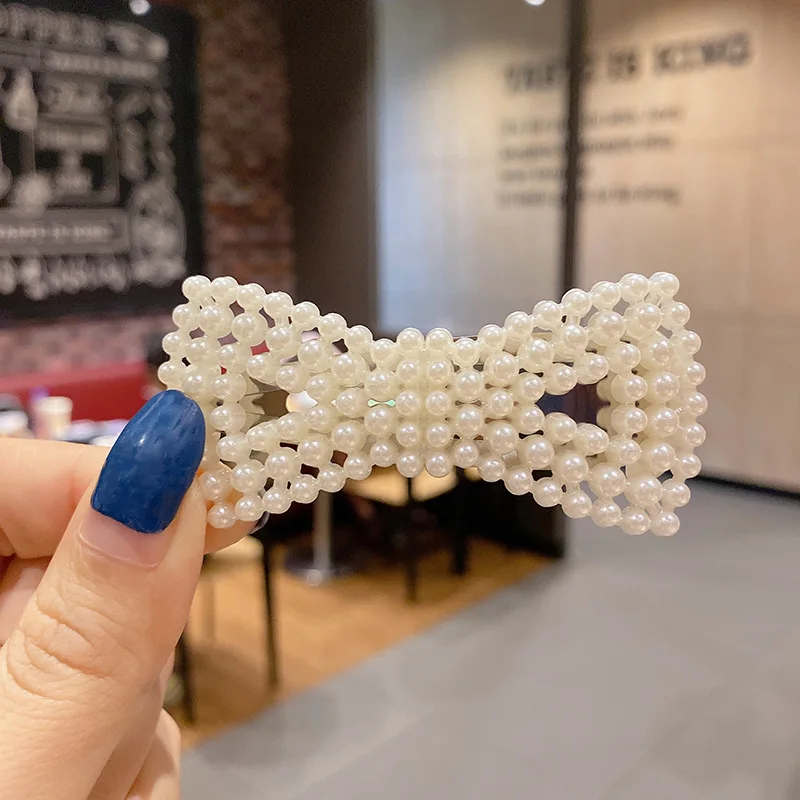 Fashion pearl Diamond hairclip pearl diamond hair clip for wholesale N2412106