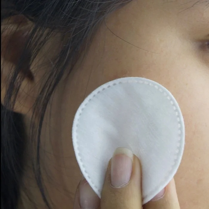 Female Face Eye Cosmetic Cleaning Round Cotton Pads Making Machine