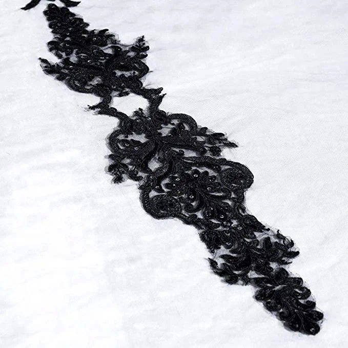 Фата Luweiya кружевная, Тюлевая длинная прозрачная, в готическом стиле, для свадьбы, Хэллоуина, аксессуар для невесты