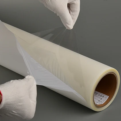 High Transparency Clear Permanent Transparent Holographic Inkjet Printing Media Photo PET Glossy Cold Lamination Film