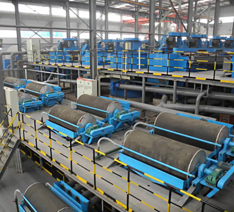 Top Brand Xinxiang Wet Dry Magnetic Concentration With Permanent Magnetic Drum