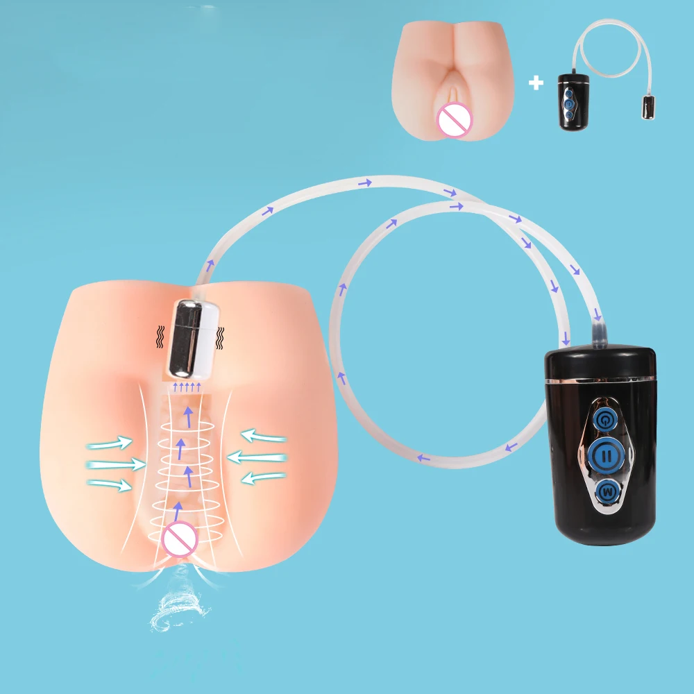 Male Masturbator Automatic Sucking Vacuum Masturbation Penis Glans Vibrator Sex Toys big ass Anal Sex Vagina masturbator for Man